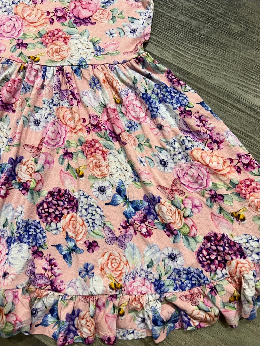 Posh Peanut Lyric print dress size 5T-6T - Picture 2 of 11